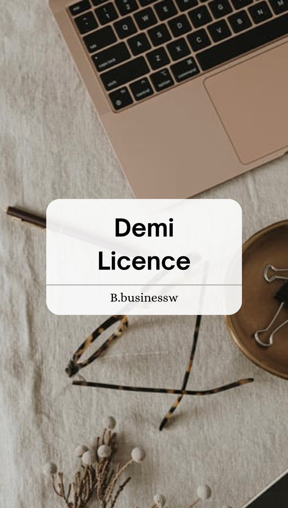 Demi licence b.businessw