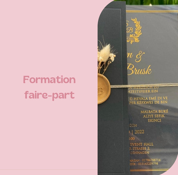 Formation Faire-Part et Papeterie Événements