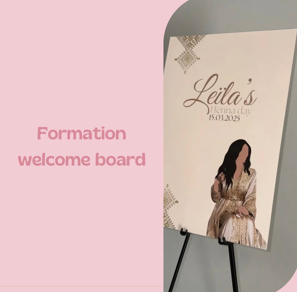 Formation Welcome Board